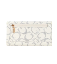 Женский кошелек с принтом Guess на кнопке 1159850074 (Молочный One size)