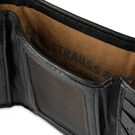 Мужской кошелек Levi's бумажник с логотипом 1159850306 (Черный One size)