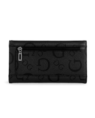 Жіночий гаманець з принтом Guess на кнопці 1159851141 (Сірий One size)