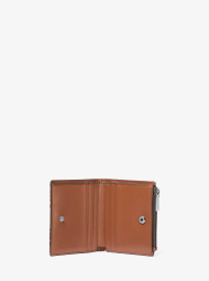 Женский жаккардовый кошелек Cooper Michael Kors в подарочной коробке 1159851512 (Коричневый One size)