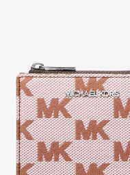 Женский жаккардовый кошелек Cooper Michael Kors в подарочной коробке 1159851512 (Коричневый One size)