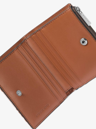 Женский жаккардовый кошелек Cooper Michael Kors в подарочной коробке 1159851512 (Коричневый One size)