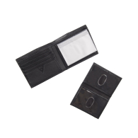 Мужской кожаный кошелек Guess с логотипом 1159852239 (Черный One size)