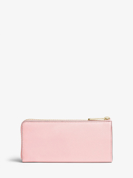 Женский кожаный кошелек Jet Set Travel от Michael Kors с логотипом 1159852535 (Розовый One size)