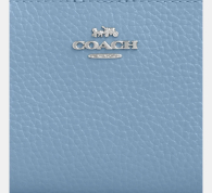 Брендовый кошелек COACH с логотипом 1159852961 (Голубой One size)
