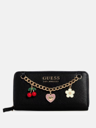 Женский кошелек Guess с подвесками 1159853276 (Черный One size)