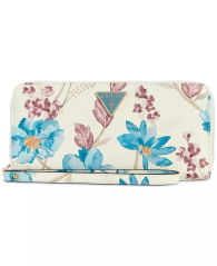 Женский кошелек Guess с принтом 1159853390 (Молочный One size)