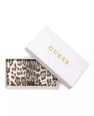 Жіночий гаманець Guess на кнопці 1159854676 (Леопардовий One size)