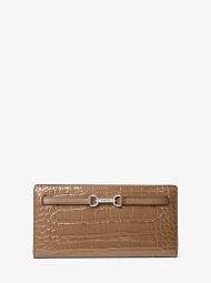 Женский кошелек Carson Michael Kors на кнопке 1159862044 (Коричневый One size)
