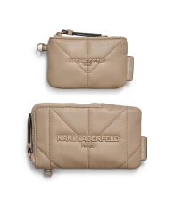 Набор кошельков Karl Lagerfeld Paris с логотипом 1159863596 (Бежевый One size)