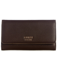 Жіночий гаманець Guess на кнопці 1160048809 (Коричневий One size)