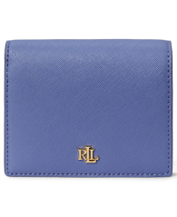 Компактный кожаный кошелек Ralph Lauren 1160614924 (Синий One size)