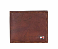 Шкіряний гаманець Tommy Hilfiger гаманець 1160951799 (Коричневий One size)