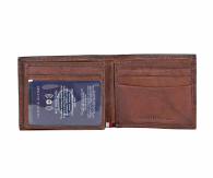 Шкіряний гаманець Tommy Hilfiger гаманець 1160951799 (Коричневий One size)