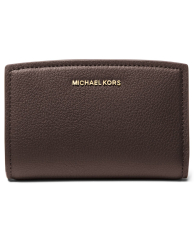 Шкіряний гаманець Michael Kors з логотипом 1162587303 (Коричневий One size)