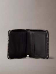 Шкіряний гаманець Calvin Klein на блискавці 1162668714 (Чорний One size)