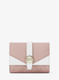 Жіночий гаманець Greenwich Michael Kors у подарунковій коробці 1162870058 (Білий/Рожевий One size)