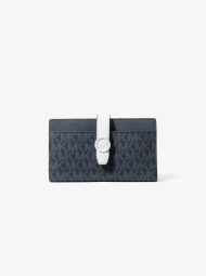 Женский кошелек Greenwich Michael Kors с принтом 1163180042 (Синий One size)