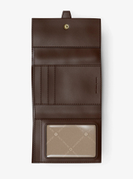 Женский кожаный кошелек Greenwich Michael Kors в подарочной коробке 1163204663 (Коричневый One size)