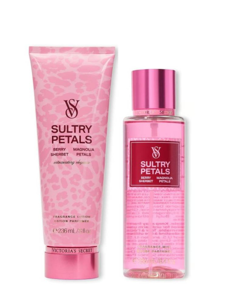 Набор для тела Sultry Petals Victoria’s Secret мист и лосьон 1159843169 (Розовый 236 ml/250 ml)