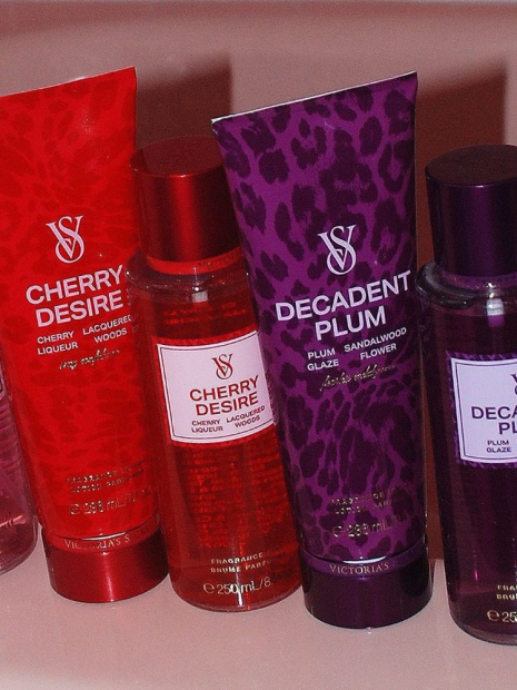 Набор для тела Cherry Desire Victoria’s Secret мист и лосьон 1159843174 (Красный 236 ml/250 ml)