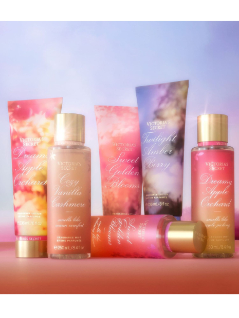 Набор для тела Sweet Golden Blooms Victoria’s Secret мист и лосьон 1159843345 (Розовый 236 ml/250 ml)