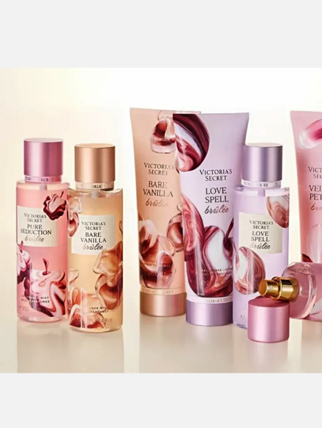 Набор для тела Bare Vanilla Brulee Victoria’s Secret мист и лосьон 1159845830 (Бежевый 236 ml/250 ml)