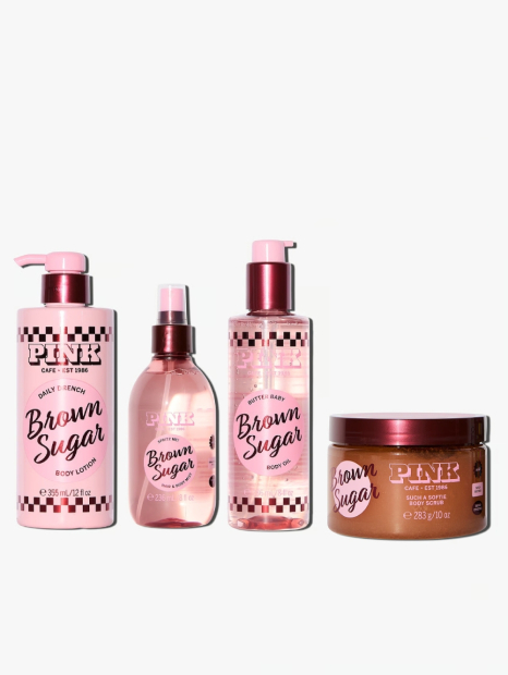 Набор Brown Sugar от Victoria’s Secret Pink 1159846070 (Розовый One Size)