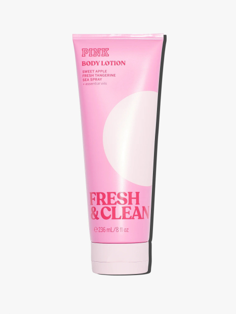Набір для тіла Fresh & Clean Victoria's Secret Pink міст та лосьйон 1159846669 (Рожевий 236 ml/250 ml)