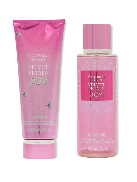 Набор для тела Velvet Petals Joy Shimmer от Victoria’s Secret 1159849709 (Розовый One Size)
