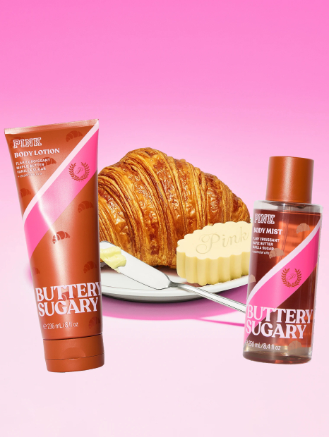 Набор для тела Buttery Sugary Victoria’s Secret Pink мист и лосьон 1159851698 (Коричневый 236 ml/250 ml)