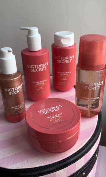 Большой набор для тела White Peach Mango Victoria’s Secret 1159852956 (Розовый One Size)