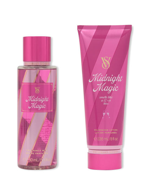 Набор для тела Midnight Magic Victoria’s Secret мист и лосьон 1159853311 (Розовый 236 ml/250 ml)