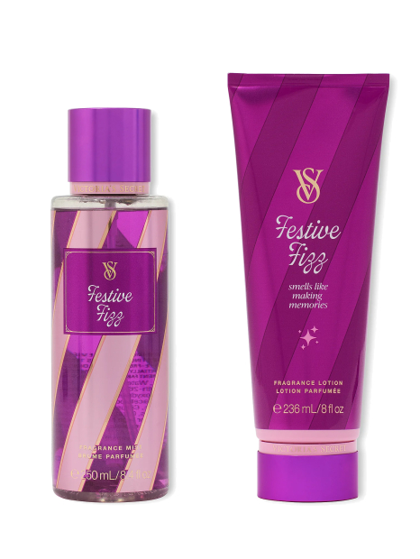 Набір для тіла Festive Fizz Victoria's Secret міст та лосьйон 1159853321 (Фіолетовий 236 ml/250 ml)