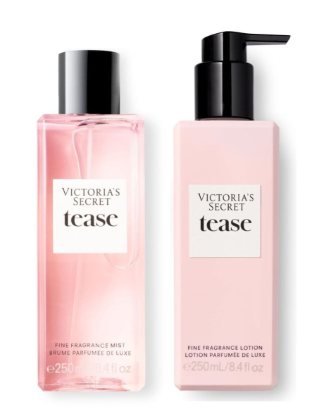 Набор для тела Tease Victoria’s Secret  лосьон и мист 1159855533 (Розовый 250 ml/250 ml)