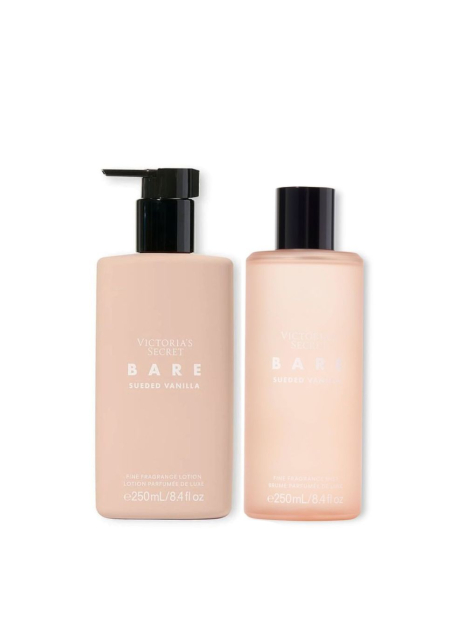 Набор Bare Sueded Vanilla Victoria’s Secret мист и лосьон для тела 1159855538 (Бежевый 250 ml/250 ml)