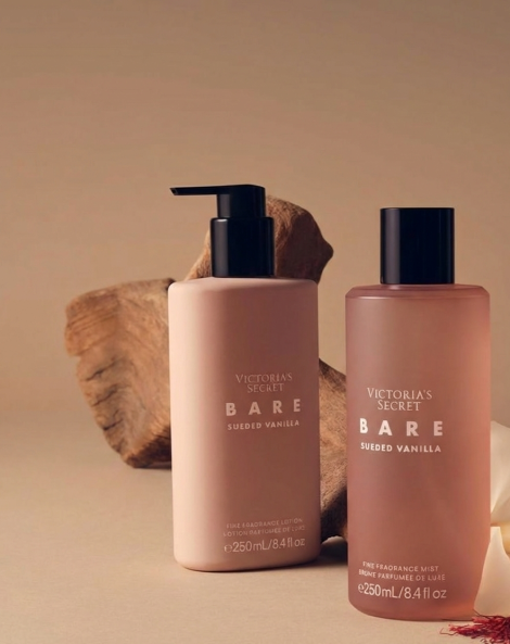 Набор Bare Sueded Vanilla Victoria’s Secret мист и лосьон для тела 1159855538 (Бежевый 250 ml/250 ml)