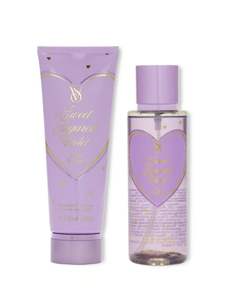 Набір для тіла Sweet Sugared Violet Victoria's Secret міст і лосьйон 1159855684 (бузковий 236 ml/250 ml)