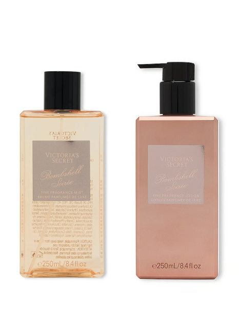 Набор для тела Bombshell Soirée Victoria’s Secret мист и лосьон 1159856193 (Бежевый 250 ml/250 ml)