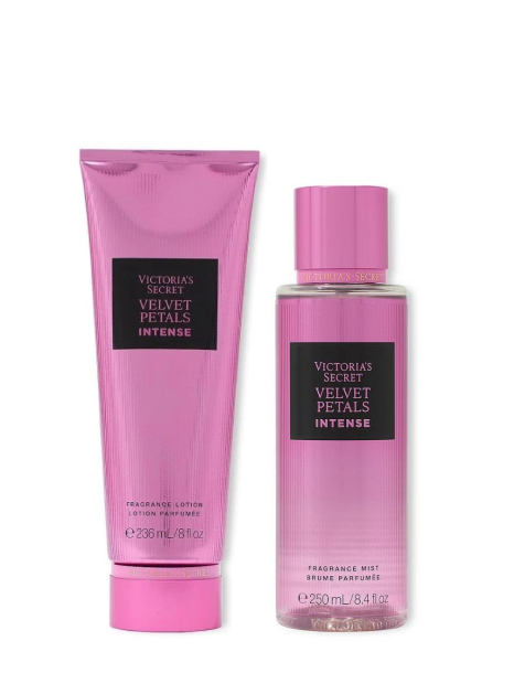 Набір для тіла Velvet Petals Intense Victoria's Secret міст та лосьйон 1159856203 (Рожевий 236 ml/250 ml)