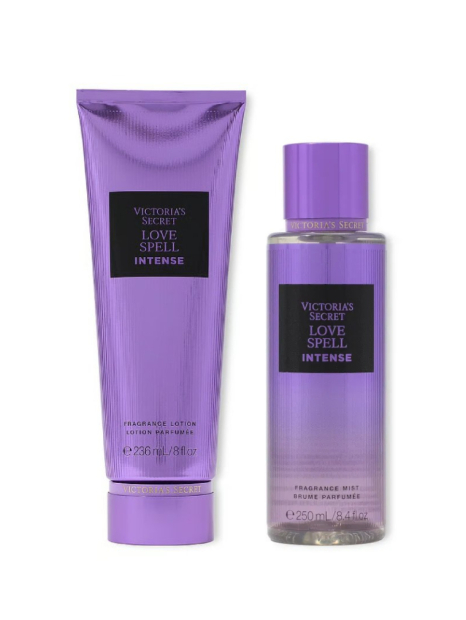 Набір для тіла Love Spell Intense Victoria's Secret міст та лосьйон 1159856218 (Фіолетовий 236 ml/250 ml)