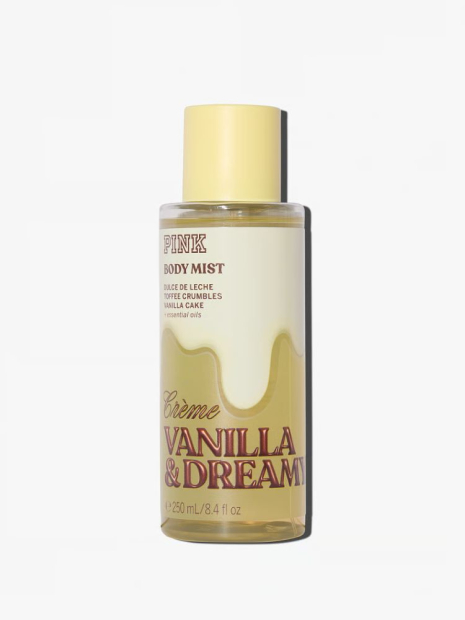 Набір для тіла Vanilla & Dreamy Victoria Secret Pink 1159856611 (Жовтий 236 ml/250 ml)