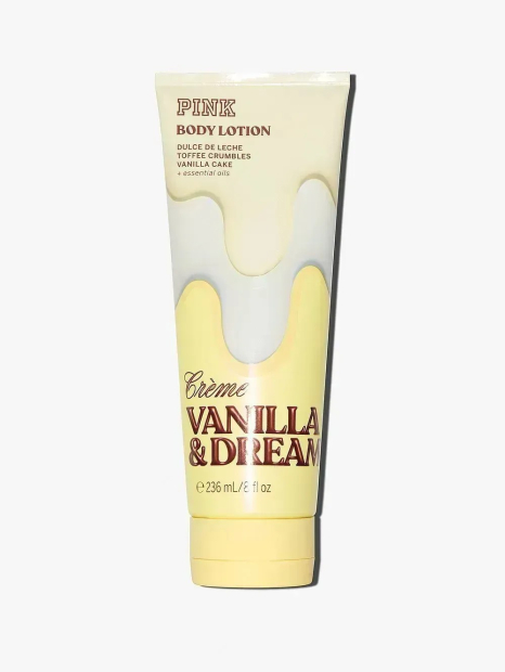 Набір для тіла Vanilla & Dreamy Victoria Secret Pink 1159856611 (Жовтий 236 ml/250 ml)