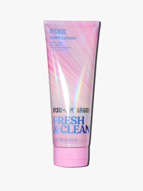 Набір для тіла Fresh & Clean Sun-Splashed Victoria's Secret Pink міст та лосьйон 1159857420 (Рожевий 236 ml/250 ml)