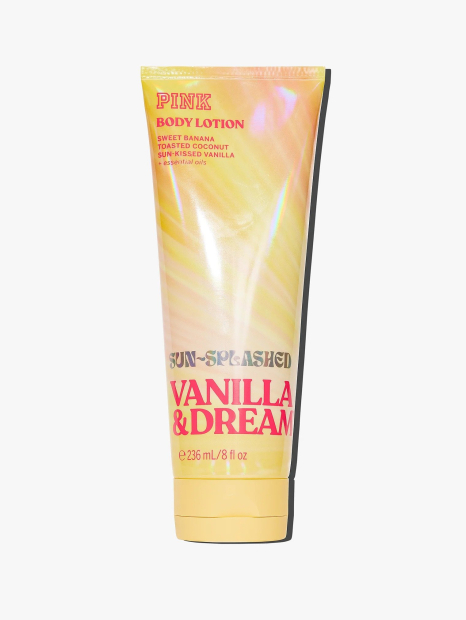 Набір для тіла Vanilla & Dreamy Sun-Splashed Victoria's Secret Pink міст та лосьйон 1159857432 (Жовтий 236 ml/250 ml)