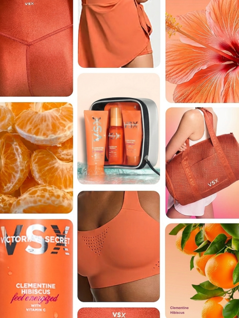 Набір для тіла Clementine Hibiscus Feel Energized Victoria Secret VSX 1159857610 (Помаранчевий One Size)