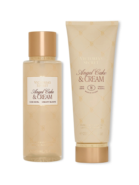 Набор для тела Angel Cake & Cream Victoria’s Secret мист и лосьон 1159859410 (Желтый 236 ml/250 ml)