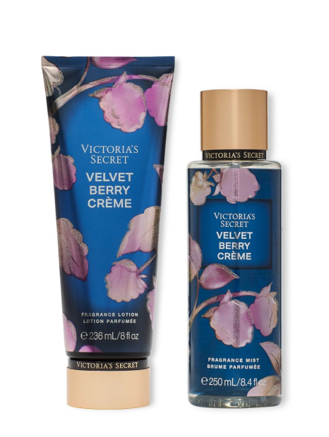 Набор для тела Velvet Berry Crème Victoria’s Secret 1159859416 (Синий 236 ml/250 ml)
