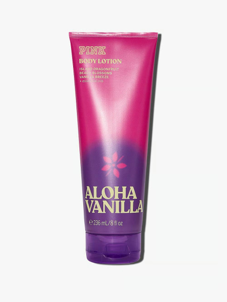 Набір для тіла Aloha Vanilla від Victoria's Secret Pink 1159860780 (Рожевий/Фіолетовий 236 ml/250 ml)