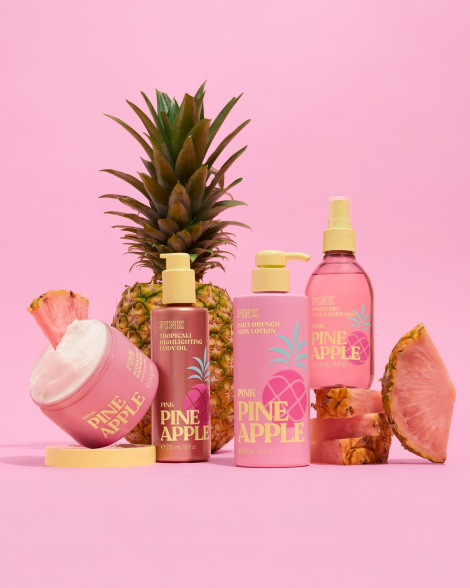Набор для тела Pineapple Victoria’s Secret Pink 1159864001 (Разные цвета One Size)